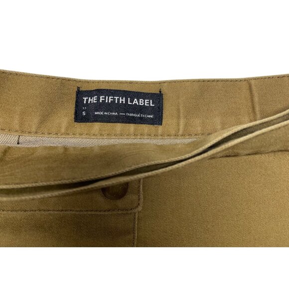 Anthropologie The Fifth Label Womens S Khaki Wrap Skirt With Snap Buttons Small - Picture 5 of 6
